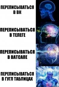 переписываться в вк переписываться в телеге переписываться в ватсапе переписываться в ГУГЛ ТАБЛИЦАХ