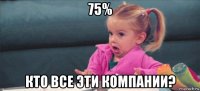 75% кто все эти компании?