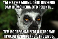 ты же уже большой))) неужели сам не можешь это решить... тем более зная, что я к твоему приходу спокойно отношусь.