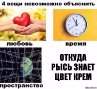 Откуда Рысь знает цвет Крем