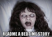  readme a bedtime story