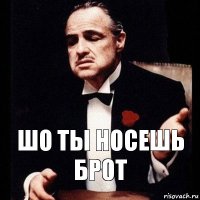 ШО ТЫ НОСЕШЬ БРОТ