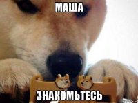 маша знакомьтесь