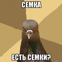 семка есть семки?