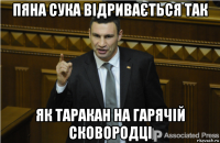 пяна сука відривається так як таракан на гарячій сковородці