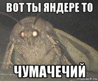 вот ты яндере то чумачечий