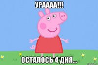 ураааа!!! осталось 4 дня...