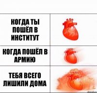 когда ты пошёл в институт когда пошёл в армию тебя всего лишили дома