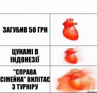 Загубив 50 грн Цунамі в Індонезії "Справа сімейна" вилітає з турніру