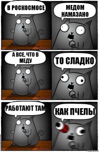 в роскосмосе медом намазано а все, что в меду то сладко работают там как пчелы