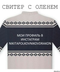 Мои профиль в инстаграм nikitapolkovnikovdrakon