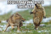 пошелл нахуйй ты кто такой бля 