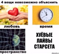 Хуёвые лайвы старсета