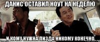 данис оставил ноут на неделю и кому нужна пизда никому конечно