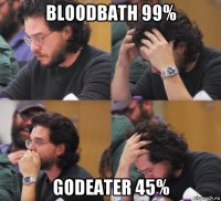 bloodbath 99% godeater 45%