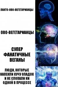 лакто-ово-вегетарианцы ово-вегетарианцы супер фанатичные веганы люди, которые напекли кучу оладок и не слопали ни одной в процессе