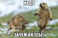 надо зачем он тебе)