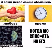 когда аю спис=ать на егэ