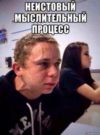 неистовый мыслительный процесс 