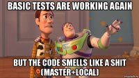 basic tests are working again but the code smells like a shit (master+local)