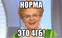 норма это 4гб!