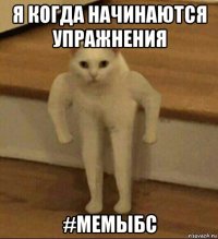 я когда начинаются упражнения #мемыбс