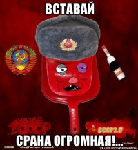 вставай срана огромная!...