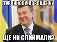 турчинову-порошенку ще ни спиймали?