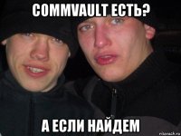 commvault есть? а если найдем