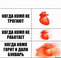 Когда комп не трогают Когда комп не работает КОГДА КОМП ГОРИТ И ДАЛИ БУКВАРЬ