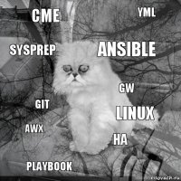 CME Linux Ansible Playbook GIT YML HA Sysprep AWX GW
