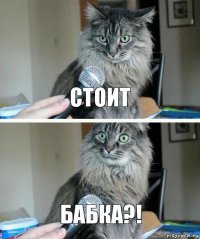 стоит бабка?!