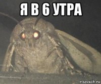 я в 6 утра 