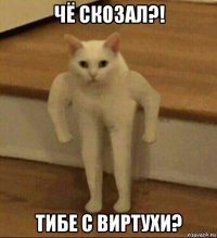 чё скозал?! тибе с виртухи?