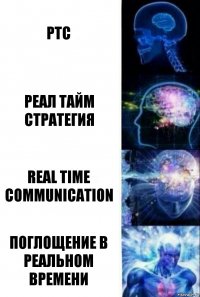 ртс реал тайм стратегия Real time communication поглощение в реальном времени