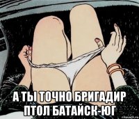  а ты точно бригадир птол батайск-юг