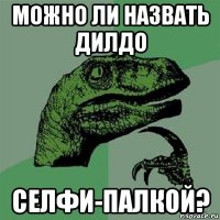 можно ли назвать дилдо селфи-палкой?