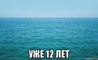  уже 12 лет