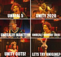 Unreal 5 Unity 2020 UNREAL!!! NANITE!!! UNREAL! 100500 tris! UNITY DOTS! Lets try UNIGINE?