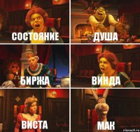 Состояние Душа Биржа Винда Виста Мак