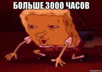 больше 3000 часов 