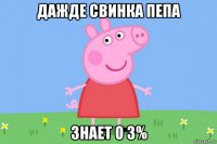 дажде свинка пепа знает о 3%