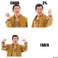 САША 3% ГААГА