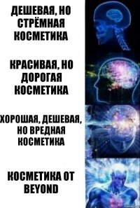 Дешевая, но стрёмная косметика Красивая, но дорогая косметика Хорошая, дешевая, но вредная косметика Косметика от Beyond