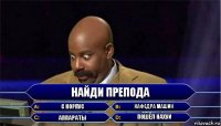 найди препода С корпус Кафедра машин Аппараты Пошёл нахуй