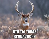  кто ты такая кровасися?