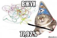 вжух 77,92%