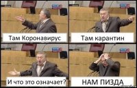 Там Коронавирус Там карантин И что это означает? НАМ ПИЗДА