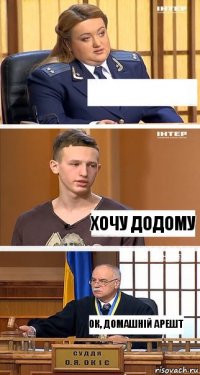  Хочу додому Ок, домашній арешт