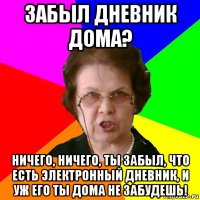 забыл дневник дома? ничего, ничего, ты забыл, что есть электронный дневник, и уж его ты дома не забудешь!